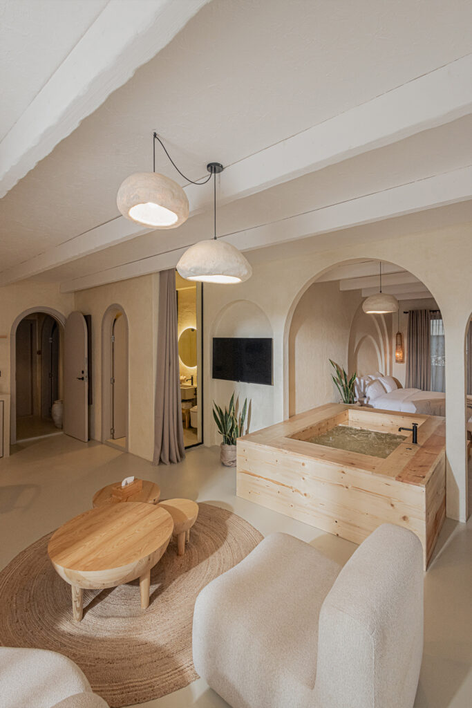 bedroom with jacuzzi